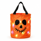 🎃 LED Light Up Halloween Candy Bucket – Világítós Halloween kosár cukorkáknak – Utánvét ✨