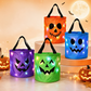 🎃 LED Light Up Halloween Candy Bucket – Világítós Halloween kosár cukorkáknak – Utánvét ✨