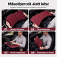 🚗 Összecsukható autókormányra szerelhető asztal – Laptopos munkához, étkezőtálcaként – Utánvét ✨