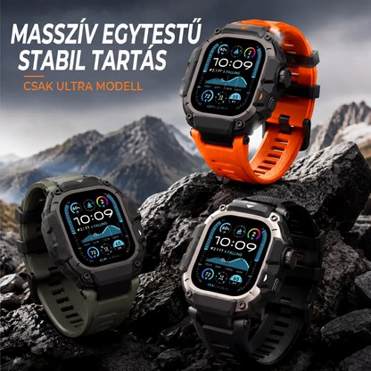⌚ 49 mm-es okosórához való masszív védőtok pánttal – Erős védelem, tartós – Utánvét ✨