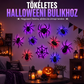 🕷️ Pók matrica LED világítás – Kreatív dekoráció, vidám hangulat – Utánvét ✨
