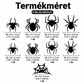 🕷️ Pók matrica LED világítás – Kreatív dekoráció, vidám hangulat – Utánvét ✨