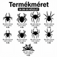 🕷️ Pók matrica LED világítás – Kreatív dekoráció, vidám hangulat – Utánvét ✨