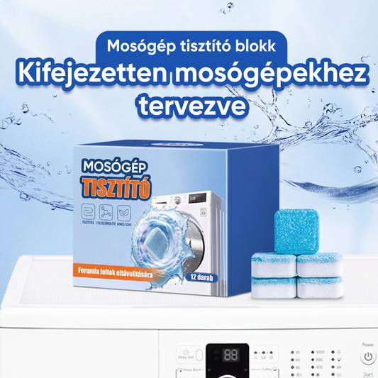 🧼 Mosógép tisztító tabletták – Hatékony vízkő- és szageltávolító – Utánvét ✨