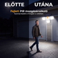 ☀️ Napelemes mozgásérzékelős biztonsági lámpa – Energiatakarékos, kültéri védelem – Utánvét ✨