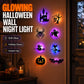 👻 Glow in Dark Halloween falmatrica – Hangulatos szobadekoráció – Utánvét 🕸️