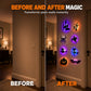 👻 Glow in Dark Halloween falmatrica – Hangulatos szobadekoráció – Utánvét 🕸️