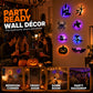 👻 Glow in Dark Halloween falmatrica – Hangulatos szobadekoráció – Utánvét 🕸️