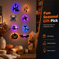 👻 Glow in Dark Halloween falmatrica – Hangulatos szobadekoráció – Utánvét 🕸️