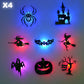 👻 Glow in Dark Halloween falmatrica – Hangulatos szobadekoráció – Utánvét 🕸️