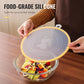 🧴 Airtight Silicone Food Cover – Lélegző, friss tárolás, újrafelhasználható – Utánvét ✨