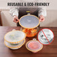 🧴 Airtight Silicone Food Cover – Lélegző, friss tárolás, újrafelhasználható – Utánvét ✨