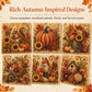 🍂 Autumn 3D Pearl Painting Kit – Őszi gyöngyhímző készlet, kreatív festés – Utánvét ✨