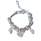 💖 DIY Beaded Detachable Heart Charm Bracelet – Kreatív gyöngyös szív karkötő, levehető – Utánvét ✨