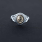 🏵️ Sun and Moon totem ring – Antik stílus, kézzel készített hatás ⚡