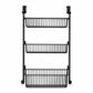 Over the Door Hanging Storage Basket Organizer