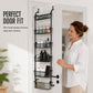 Over the Door Hanging Storage Basket Organizer