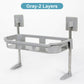 Multifunctional Durable Punch-Free Multi-Layer Storage Shelf