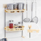 Multifunctional Durable Punch-Free Multi-Layer Storage Shelf