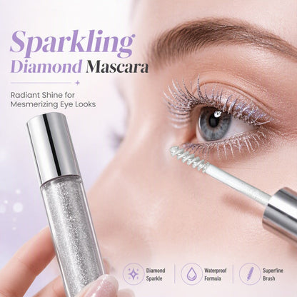 Waterproof Volumizing Glitter Colored Mascara