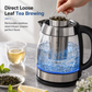 📢📢40% OFF !! ⏰2L Large Capacity Glass Electric Kettle with Automatic Shut Off and Overheat Protection