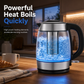 📢📢40% OFF !! ⏰2L Large Capacity Glass Electric Kettle with Automatic Shut Off and Overheat Protection