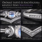 💍🌙 Holdkő gyűrű – Gótikus holdsarló, platinabevonat, misztikus 💎✨