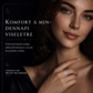💍🌙 Holdkő gyűrű – Gótikus holdsarló, platinabevonat, misztikus 💎✨