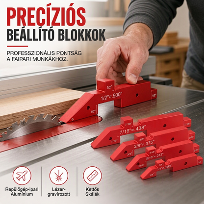 🛠️ Alumínium asztalos ütközőblokkok – Pontos beállítás, stabil rögzítés 🔥