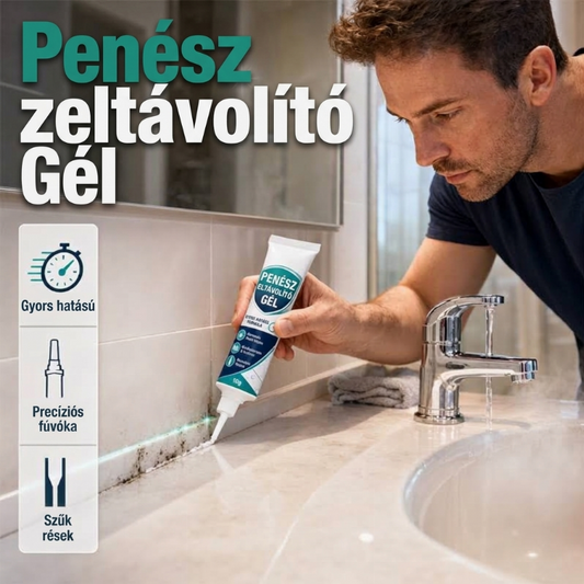 🧴 Háztartási penészeltávolító gél – Fürdőszobába és konyhába, erős hatás ✨