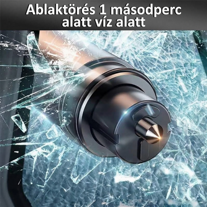 Továbbfejlesztett biztonsági kalapács autóhoz