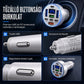 40W-os 8 az 1-ben gyors autós adapter digitális feszültségkijelzővel, 4 USB és 4 PD porttal