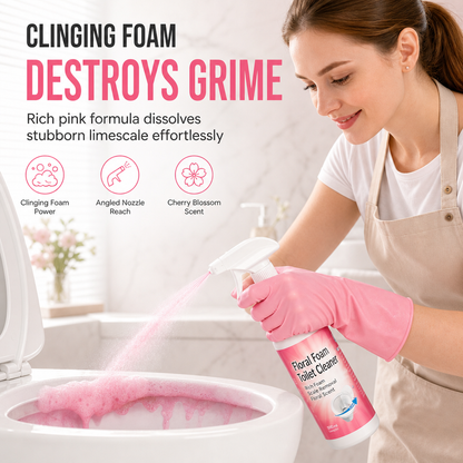 🚽 Habzó WC tisztító – Mélytisztítás, spray fejjel ✨