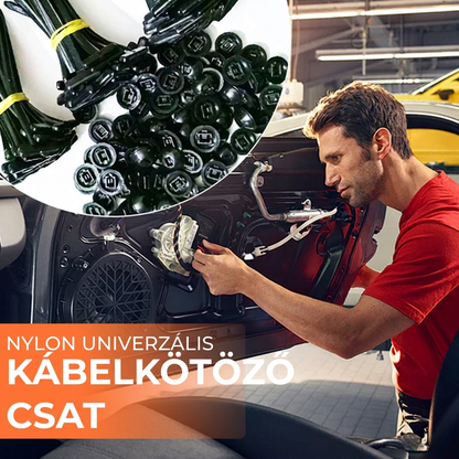 Univerzális nylon kábelkötegelő csat