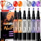 💅🕸️ Gyorsan száradó Halloween körömlakk tollak – Kreatív, ünnepi manikűr 🎃