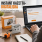 🎧 Átlátszó hordozható kazettalejátszó – Walkman stílus, kazetta–MP3 átalakító, Type-C ✨