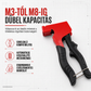 🛠️🔧 Kézi szegecsanya szerszám – M3-M8 méret, üreges falakhoz 📦