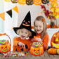 🎃 Halloween átlátszó tökmintás ajándéktasakok – Ünnepi csomagolás, cukorkáknak ✨