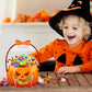 🎃 Halloween átlátszó tökmintás ajándéktasakok – Ünnepi csomagolás, cukorkáknak ✨