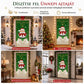 🎄 Karácsonyi ajtófedél dekoráció – Ünnepi díszítés, meleg hangulat ✨