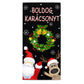 🎄 Karácsonyi ajtófedél dekoráció – Ünnepi díszítés, meleg hangulat ✨