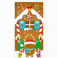 🎄 Karácsonyi ajtófedél dekoráció – Ünnepi díszítés, meleg hangulat ✨