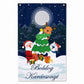 🎄 Karácsonyi ajtófedél dekoráció – Ünnepi díszítés, meleg hangulat ✨