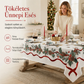 🎄 Vízálló ünnepi terítő – Ünnepi hangulat, könnyen tisztítható ✨