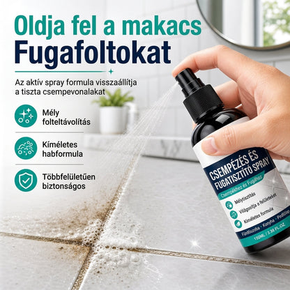 🚿 Fugatisztító spray – Folt- és penészeltávolítás, könnyen használható 🔥