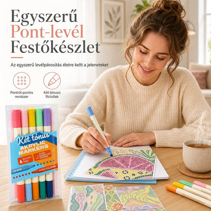 🎨 Tapintható színező készlet – Braille, relaxáció, kreativitás 📦