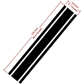 🏎️ Universal Car Hood Racing Stripe Decal – Sportos motorháztető csíkmatrica ✨