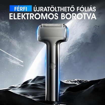 🪒 Férfiaknak szánt hatékony újratölthető fóliás elektromos borotva – Precíz, kényelmes ✨