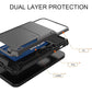 🛡️ Flip Cover Shockproof Case with Built-In Card Slot – Ütésálló flip tok beépített kártyatartóval ✨