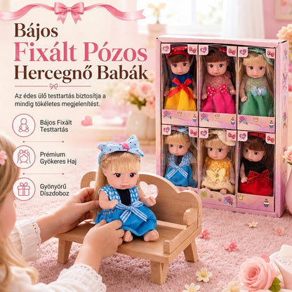 🧸 Kislány baba szett – Valósághű, puha, játékos 🔥
